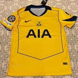 Nike Tottenham Hotspur Jersey Yellow Johnson #22 Mens Medium Soccer Jersey  NWT